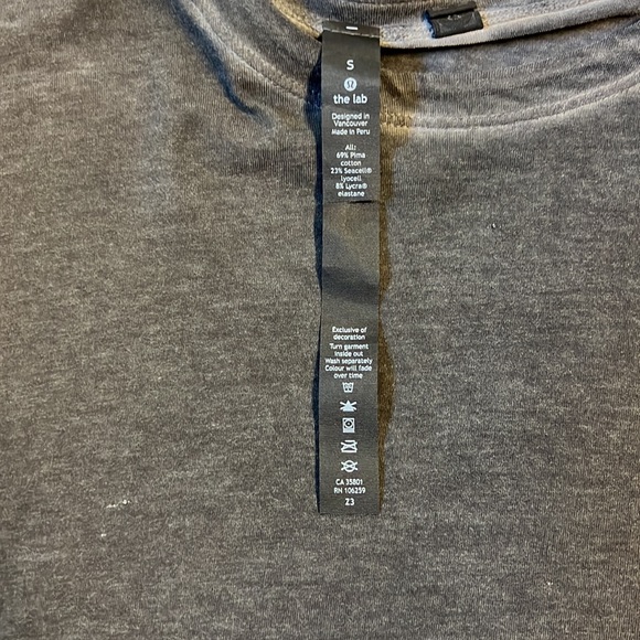 Lululemon Lab loose oversized grey shirt S - Picture 4 of 4